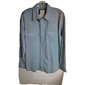 Panhandle Rough Stock Pearl Snap Western Shirt Size L